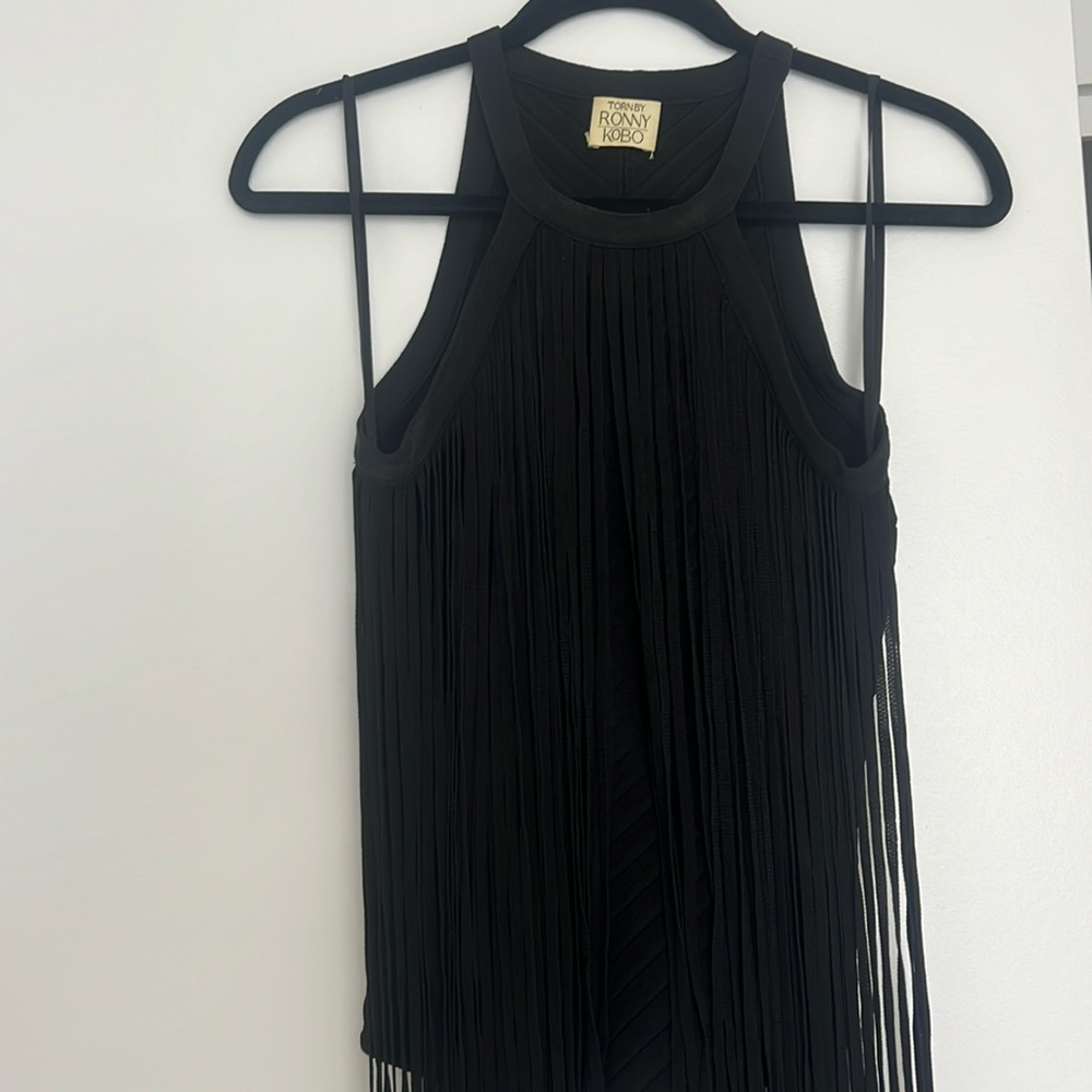 Ronny Kobo Fringe Top